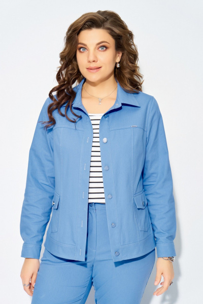 Брюки, джемпер, бомбер Fita 40112 голубой - фото 5