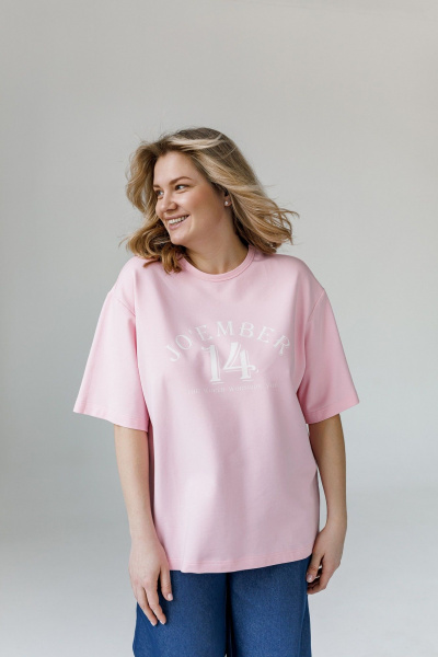 Футболка JoEmber 28 розовый - фото 2