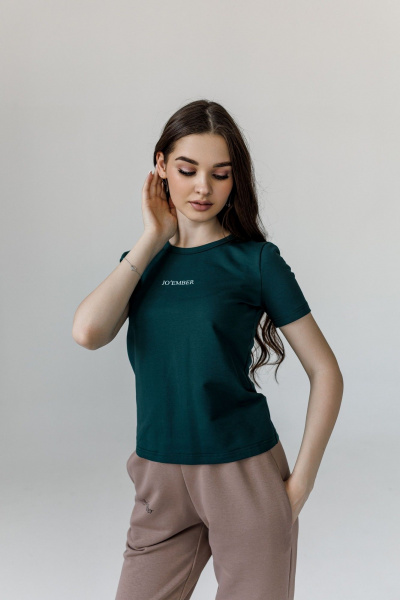 Футболка JoEmber 27 зеленый - фото 3