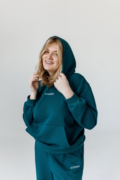 Брюки, худи JoEmber 23 изумруд - фото 4