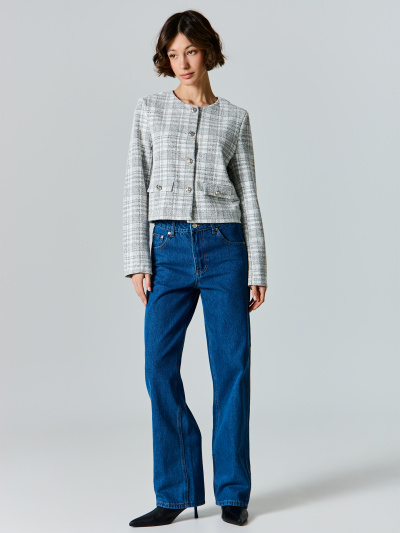 Жакет Mark Formelle 172115-1/25-40434П-9 черно_белая_клетка - фото 1