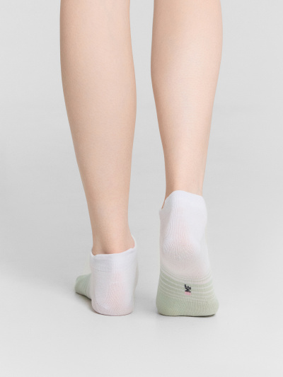 Носки Mark Formelle 309C-3144/25309C белый_св.эвкалипт_рис.3144 - фото 3