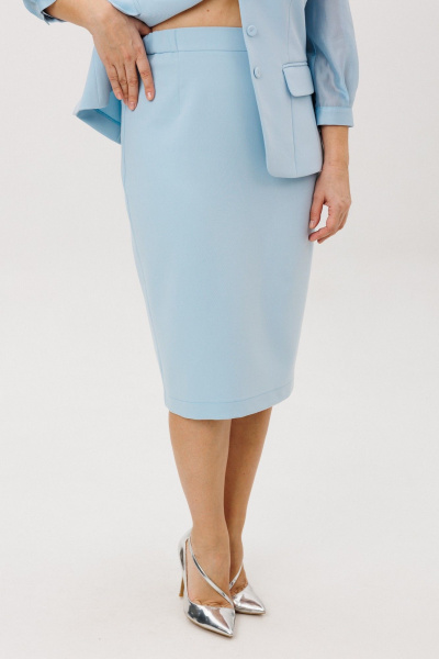 Жилет, юбка ANIDEN 6123-2 голубой - фото 10