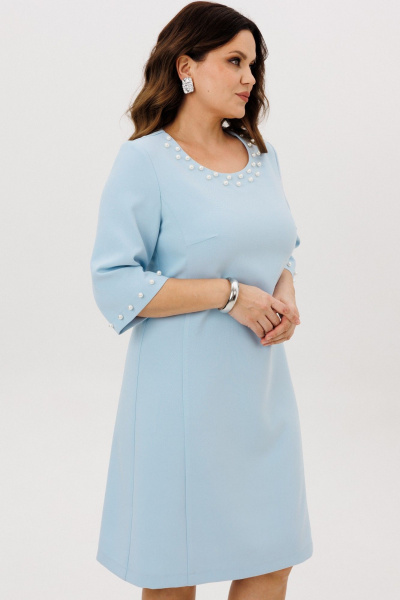 Платье ANIDEN 719-3 голубой - фото 10