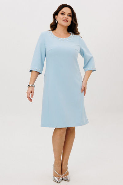 Платье ANIDEN 719-3 голубой - фото 1