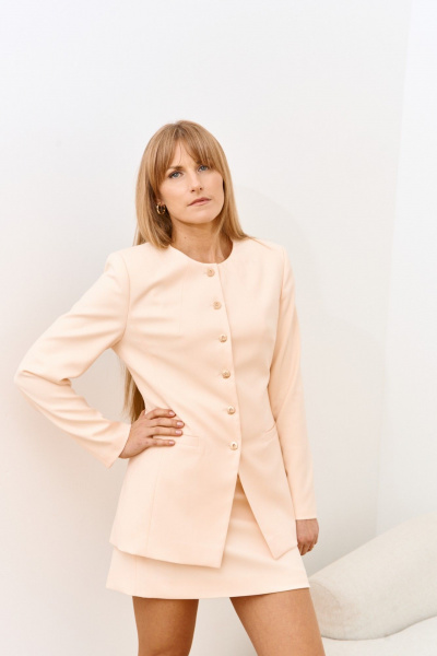 Жакет FAMA 24123 персик - фото 1