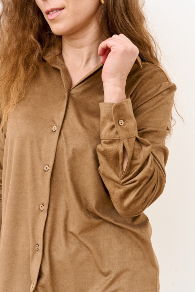 Брюки, рубашка FAMA 24126 коричневый - фото 6