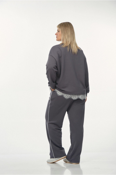 Джемпер OVERYOU М240 графит - фото 3