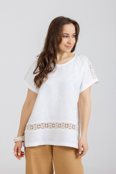 Туника Mirolia 1279 белый - фото 1