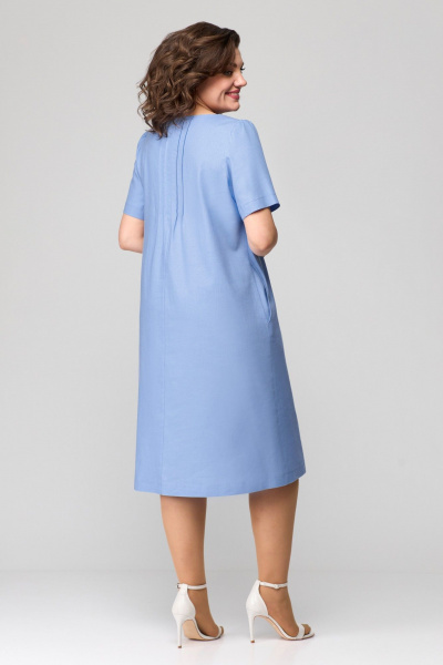 Платье Мишель стиль 1115-2 голубой - фото 9