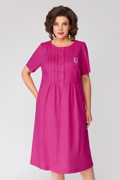 Платье Мишель стиль 1115-2 фуксия - фото 4