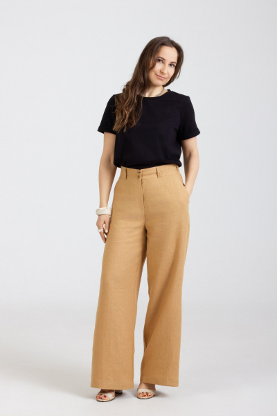 Брюки Mirolia 1287 горчица - фото 1