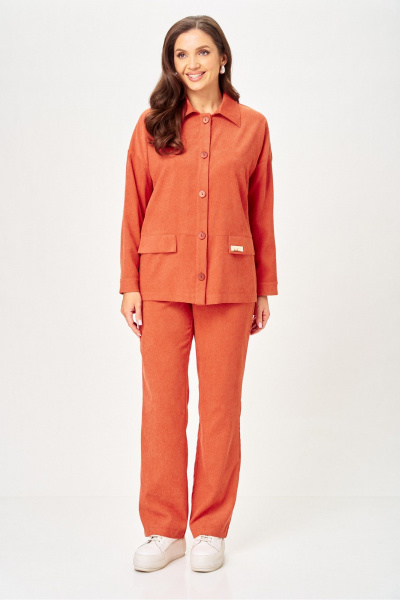 Брюки, рубашка VIPPRIMO 125 терракот - фото 9