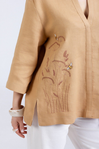 Туника Mirolia 1293 горчица - фото 6