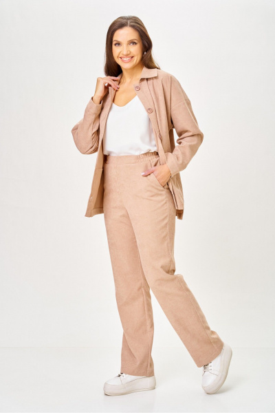Брюки, рубашка VIPPRIMO 125 пыльный-беж - фото 4