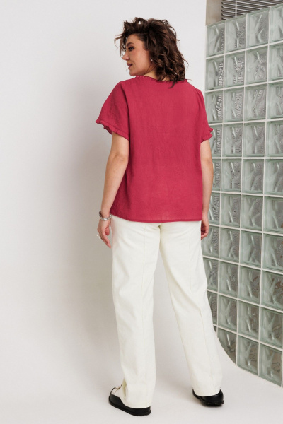 Блуза BegiModa 4160 рубин - фото 7