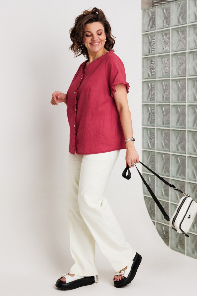 Блуза BegiModa 4160 рубин - фото 2