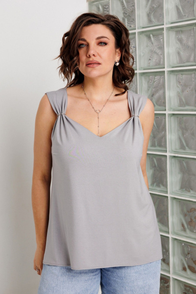 Блуза BegiModa 4162 пепел - фото 1