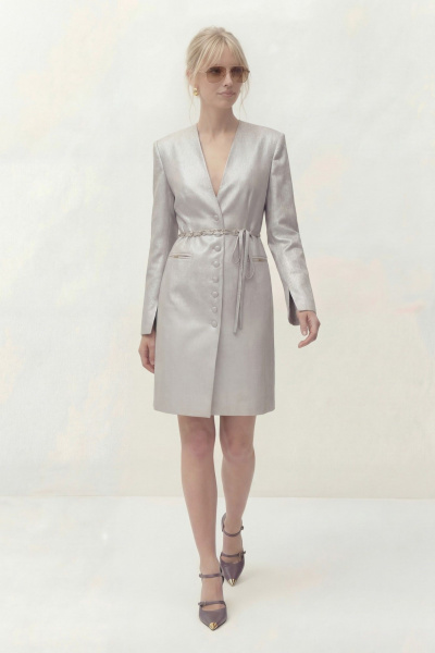 Платье Lokka 1834 жемчужно-серый - фото 5