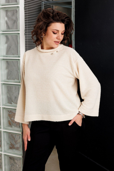 Свитшот BegiModa 4165 топленое_молоко - фото 5