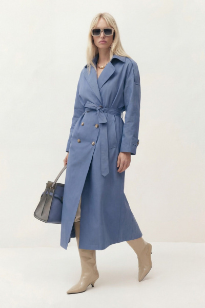 Пояс, тренч Lokka 1843 темно-голубой - фото 1