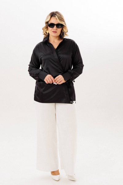 Блуза Anastasia м-1342 черничный - фото 5