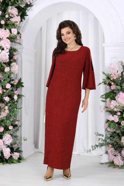 Платье Ninele 6083 красный - фото 6