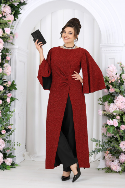 Брюки, туника Ninele 6084 красный - фото 1