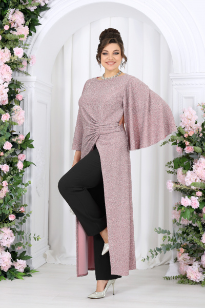 Брюки, туника Ninele 6084 пудра - фото 2