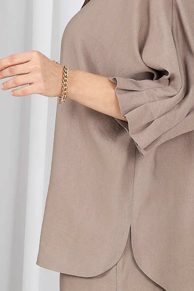 Блуза, брюки Ninele 6102 светло-коричневый - фото 6
