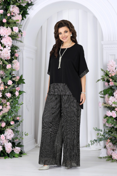 Блуза, брюки Ninele 6104 черный - фото 3