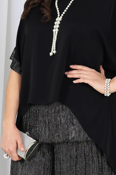 Блуза, брюки Ninele 6104 черный - фото 4