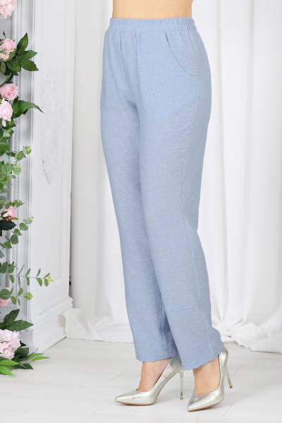 Брюки, джемпер, жакет Ninele 7463 голубой - фото 14