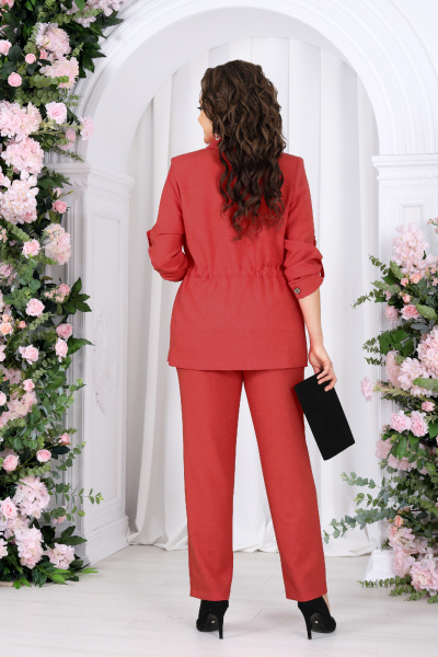 Брюки, джемпер, жакет Ninele 7492 алый - фото 13