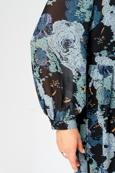 Платье Romanovich Style 1-2755 мультиколор/черный - фото 8