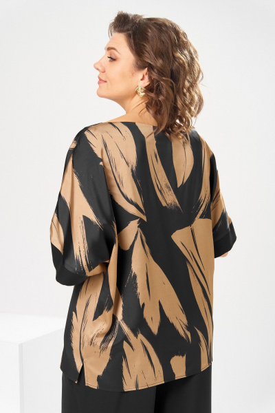 Блуза, брюки Romanovich Style 2-2884 коричневый - фото 7