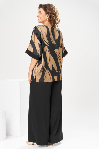 Блуза, брюки Romanovich Style 2-2884 коричневый - фото 6