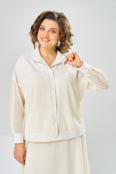 Жакет, юбка Romanovich Style 2-2856 молочный - фото 12