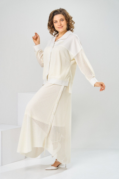 Жакет, юбка Romanovich Style 2-2856 молочный - фото 10