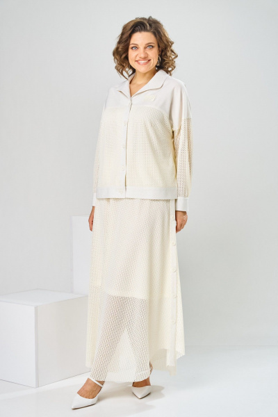 Жакет, юбка Romanovich Style 2-2856 молочный - фото 2