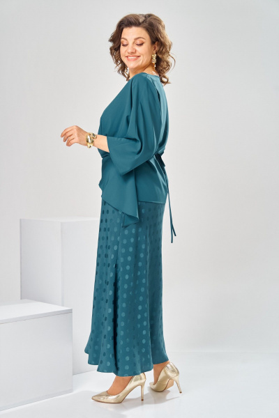 Блуза, юбка Romanovich Style 2-2903 морская_волна - фото 7