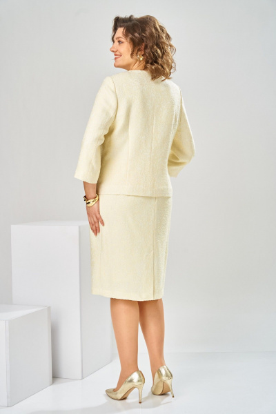 Жакет, юбка Romanovich Style 2-2449 молочный - фото 9