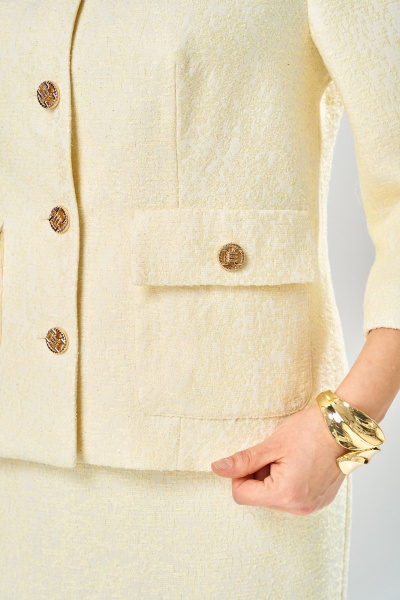 Жакет, юбка Romanovich Style 2-2449 молочный - фото 7