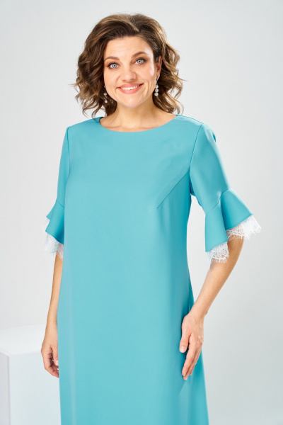 Платье Romanovich Style 1-2910 бирюза - фото 9