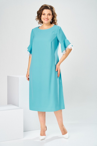 Платье Romanovich Style 1-2910 бирюза - фото 2