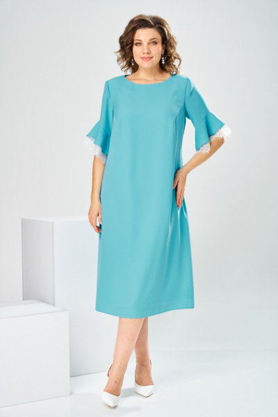 Платье Romanovich Style 1-2910 бирюза - фото 1