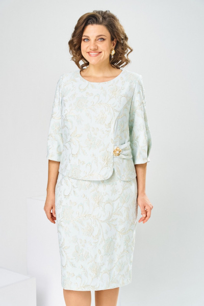 Платье Romanovich Style 1-2537 светло-голубой - фото 5