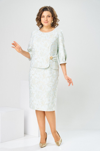 Платье Romanovich Style 1-2537 светло-голубой - фото 4