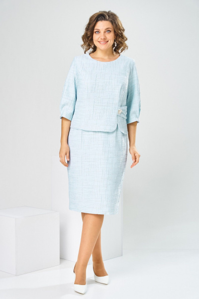 Платье Romanovich Style 1-2537 голубой-1 - фото 3