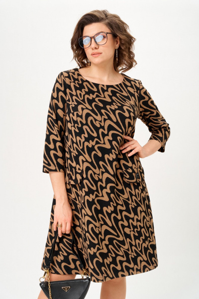 Платье Michel chic 2199 карамельный_каприз - фото 6